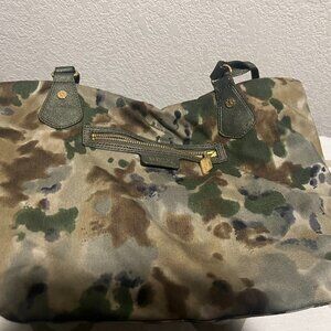 MZ Wallace Bedford Chelsea Forest Print Nylon Tote Bag